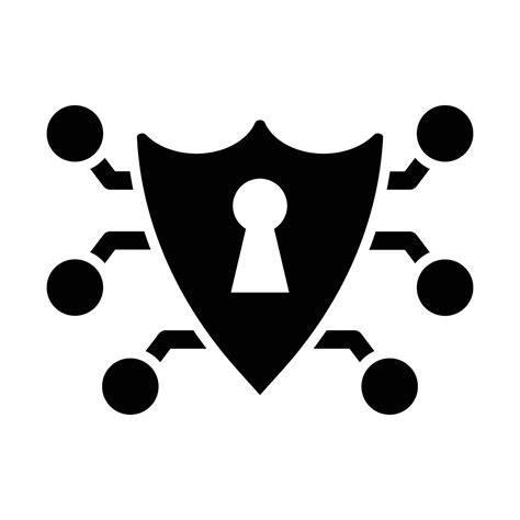 Cyber Security Vector Glyph Icon For Personal And Commercial Use