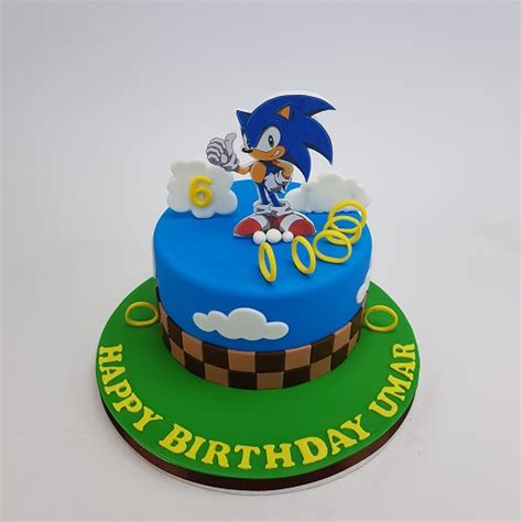 Sonic Hedgehog Cake Template