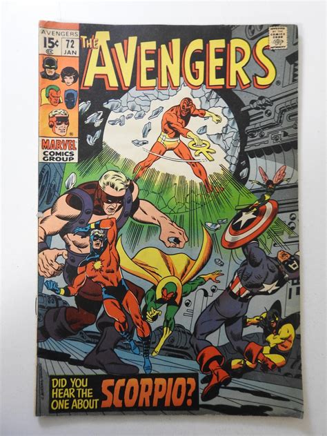 The Avengers 72 Vgfn Condition Comic Books Bronze Age Marvel