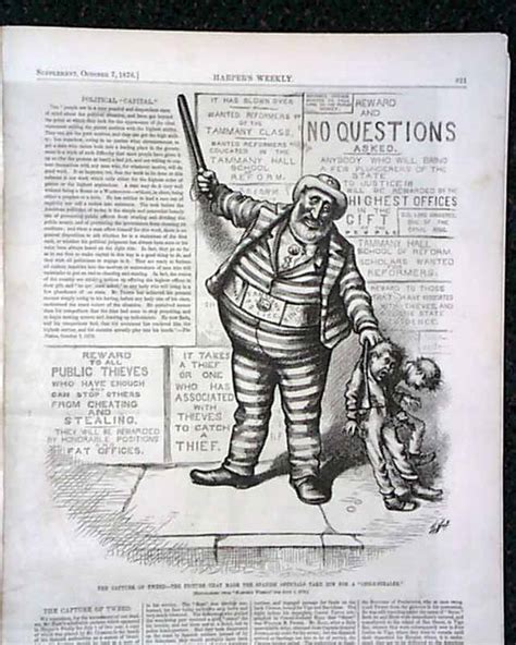 The Capture Of Boss Tweed Thomas Nast Prints The Centennial