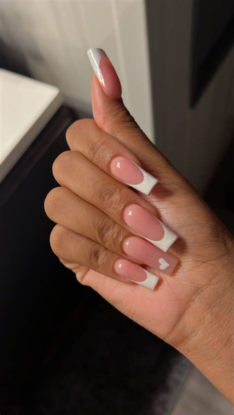 Nail Inspo• Pink Acrylic Nails Long Acrylic Nails French Tip