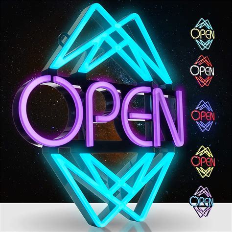 Buy Open Sign By Element Lux 49 Color Combinations Stand Out Neon