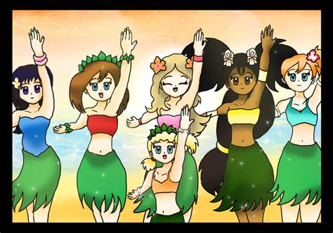 Pokemon Hula Girls By Dark Anmut On Deviantart