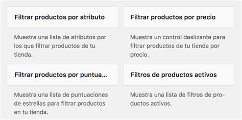 C Mo Filtrar Productos Profesionalmente En Woocommerce Ayuda Wordpress