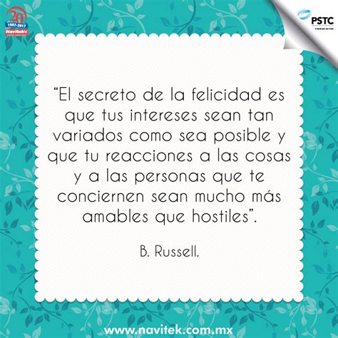 El Secreto De La Felicidad Es Que Tus Intereses Sean Tan Variadas Como