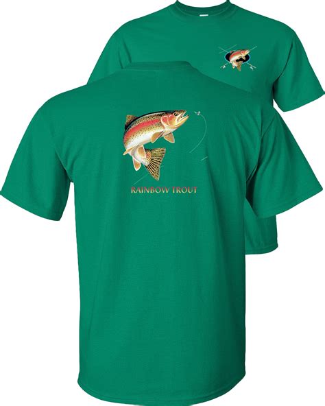 Fair Game Rainbow Trout T Shirt Going For Lure Profile Fishing