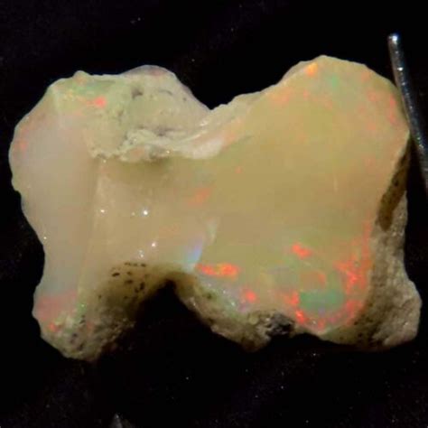 Genuine 17 55 Cts Multi Flashing Ethiopian Opal Welo Rough 15x21x11 Mm