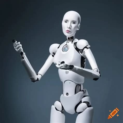 Futuristic Humanoid Robot On Craiyon