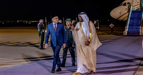 Pm Tiba Di Riyadh Untuk Hadiri Sidang Kemuncak Pertama Asean Gcc