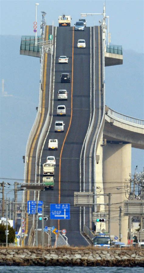 The Eshima Ohashi Bridge In Japan Looks Absolutely Terrifying ...