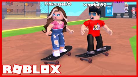 Tohle Je Pecka Roblox Skateboard Obby W Makousek Youtube