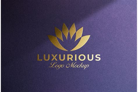 Golden Logo Mockup By Smart Works | TheHungryJPEG