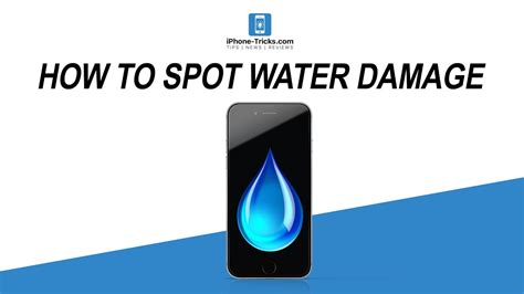 How To Tell If Your Iphone Has Water Damage Iphone Tricks Youtube