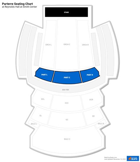 Reynolds Hall Seating Chart