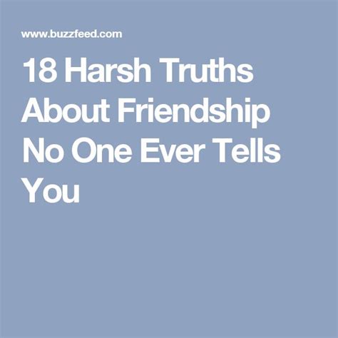 Harsh Truths About Friendship No One Ever Tells You Truth