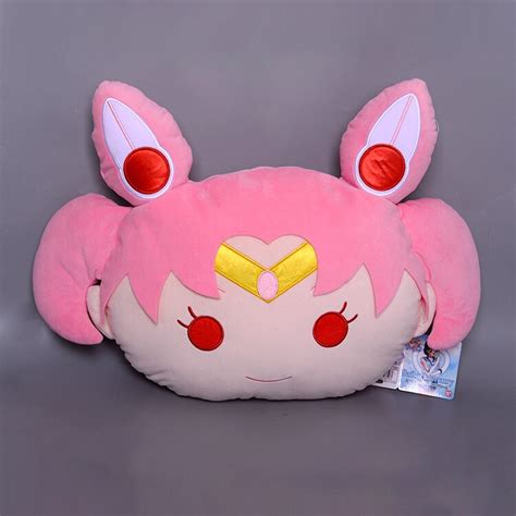 Anime Sailor Moon Chibiusa Face Soft Stuffed Plush Pillow - PlushStore.com - World of plushies