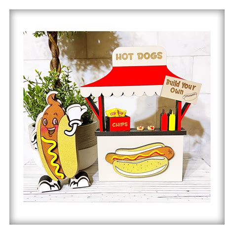 Hot Dog Stand Sign Hot Dog Stand Decor Hot Dog Signs Hot - Etsy | Hot ...