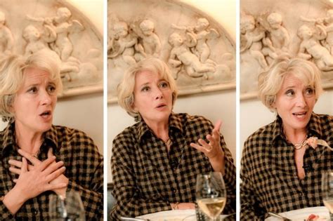 Emma Thompson Talks Sex And More Over Lunch