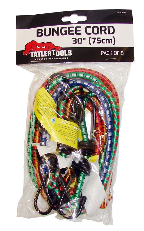 Tarps Tie Downs Cm Heavy Duty Bungee Cords With Zinc Hooks Pack Of