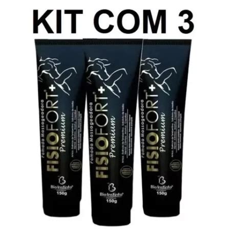 Kit Pomada Massageadora Fisiofort Bio Instinto G