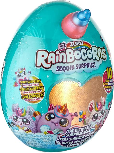 Amazon.com: Rainbocorns Series 2 Ultimate Surprise Egg by ZURU - Purple ...