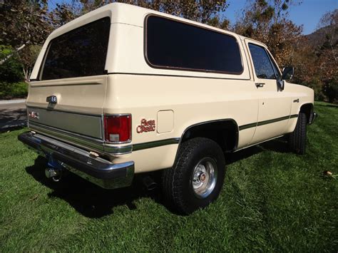 1985 Gmc Jimmy Sierra One Owner Collectors Dream Classic Gmc Jimmy