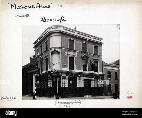 Photograph Of Masons Arms Borough London The Main Side Of The Print