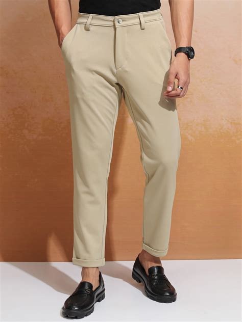 Buy Highlander Beige Slim Fit Solid Chinos For Men Online At Rs 639 Ketch