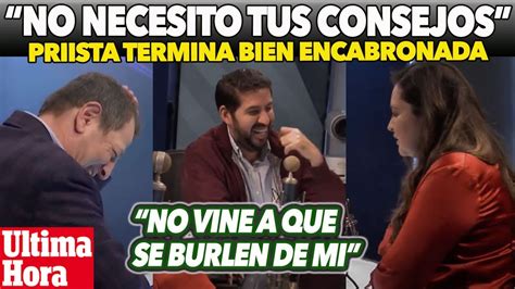 Senadora De Alito Deja La Entrevista No Vine A Que Se Burlen De Mi