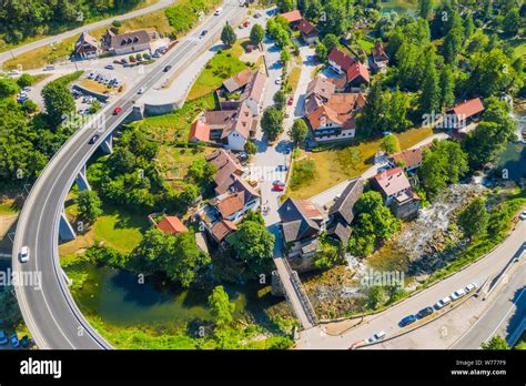 Croatia Rastoke Traditional Village Near Slunj In Croatia Old Water