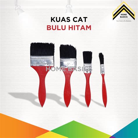 Jual Kuas Cat Kuas Bulu Hitam Paint Brush Inch Inch