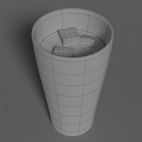 Glass Cup 3d Model Cgtrader