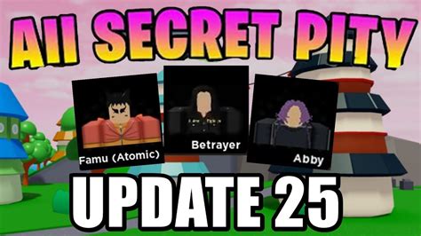 All Secret Pity Prices For Update Anime Fighters Simulator Youtube