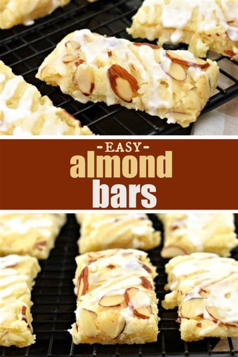 Almond Bars Recipe