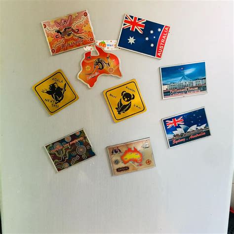 Custom Australian Souvenir Tin Metal Plate Aluminium Foil Gold Silver