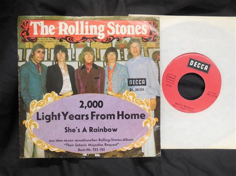 Rolling Stones-2000 Light Years From Home + p/s German – Very English and Rolling Stone