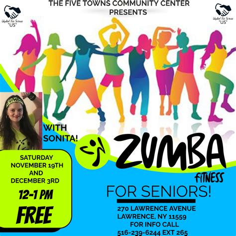 Zumba Fitness for Seniors with Sonita – Five Towns Community Center, Inc.