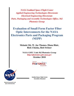 Fillable Online Misspiggy Gsfc Nasa Applied Engineering Technologies