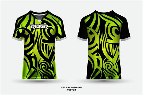 Abstract sports jersey design template mockup vector 13994673 Vector ...