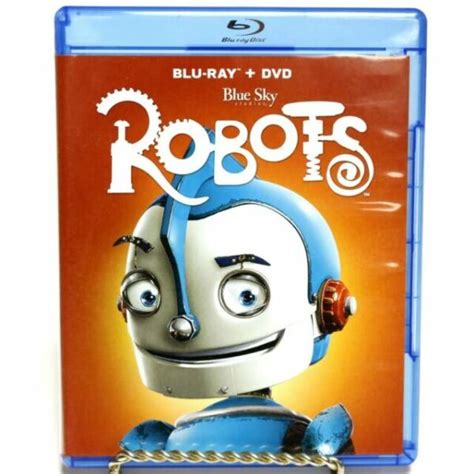 Robots Blu Ray And Dvd Disc Blue Sky Studios Animated Movie Ewan Mcgregor