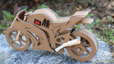 How To Make Toy Motorcycleninja Zx 10r Amazing Cardboard Diy Youtube