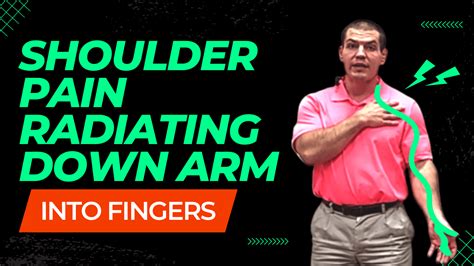 Shoulder Pain Radiating Down Arm To Fingers And How To Relieve It