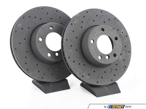 Htc Hawk Talon Cross Drilled Slotted Brake Rotor Pair Front