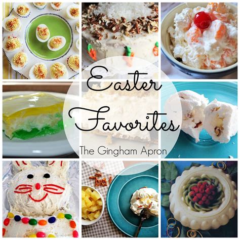 easter favorites  gingham apron