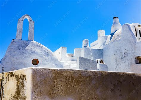 old cave houses in santorini Stock Photo | Adobe Stock