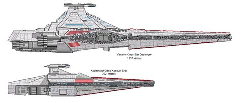 Venator-class Star Destroyer with Acclamator by AyeninerMkII on DeviantArt