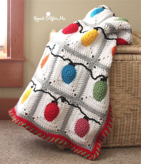 Crochet Christmas Lights Blanket Free Pattern Allcrafts Free Crafts