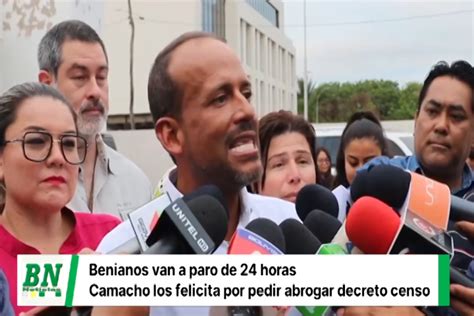 Camacho Felicita A Benianos Que Determinaron Ir A Un Paro De Horas