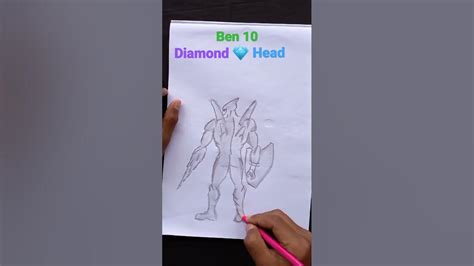 Ben 10 Diamond Head Drawing Youtube