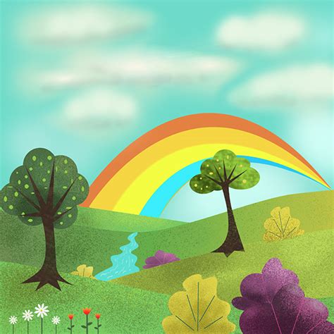 Simple Backgrounds For Childrens Books Behance